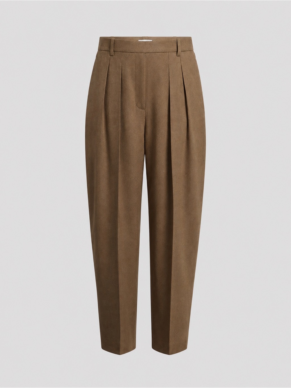 Vince Brown Wool Blend Pleated Tailored Trousers Pants Size 0